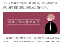 消防工程師執業范圍有哪些消防工程師執業范圍