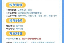 一級注冊建造師考試科目及時間,注冊一級建造師考試內容