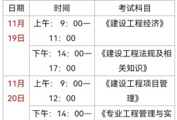 國家一級建造師報考時間,國家一級建造師報考時間安排