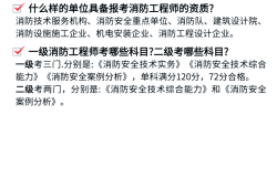 浙江省消防工程師報名浙江消防工程師報名