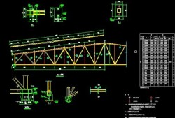 鋼架結(jié)構(gòu)圖,樹脂瓦鋼架結(jié)構(gòu)圖