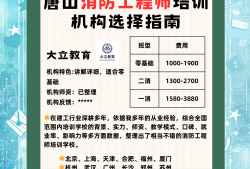 消防工程師培訓機構那些靠譜消防工程師培訓機構有哪些可靠嗎