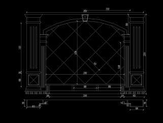 電視墻設(shè)計圖紙,電視墻設(shè)計圖紙圖片  第1張
