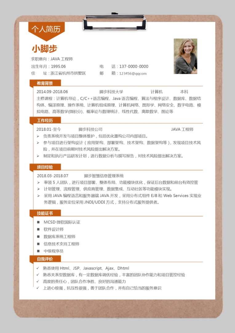 造價(jià)工程師求職簡(jiǎn)歷造價(jià)工程師求職簡(jiǎn)歷模板  第1張