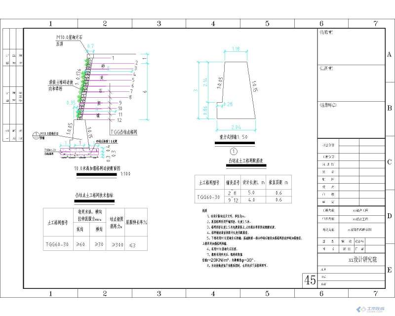 擋土墻圖集扶壁式擋土墻圖集 第2張 擋土墻圖集扶壁式擋土墻圖集 第2張