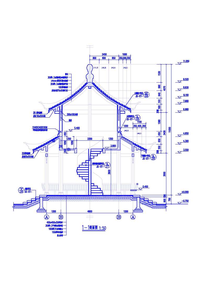 亭子施工圖亭子施工圖免費下載 第2張 亭子施工圖亭子施工圖免費下載 第2張