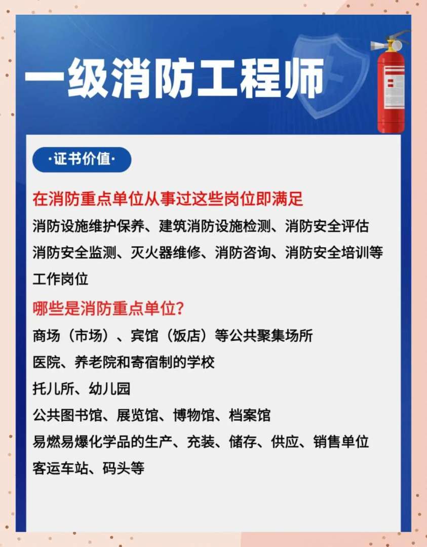 消防工程師一級考試報名時間,2821年一級消防工程師報名 第2張 消防工程師一級考試報名時間,2821年一級消防工程師報名 第2張